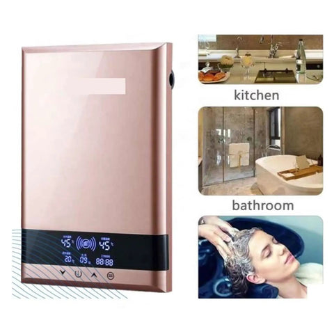 No More Waiting Super Quick Instant Hot Water Gas Heater With Unbeatable Constant Temperature Stability Heavy Duty 8500W Natural Gas Rig for kitchen or bathroom use.