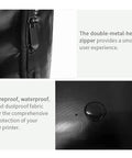 Close-up of double-metal-head zipper and waterproof fabric on 3D Printer Enclosure With Constant Temperature LED Lighting Soundproof Dustproof Heating Tent