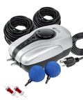 All In One Koi Pond Aerator Kit For Outdoor Ponds Up To 1000 Gallons with pump, tubing, air stones, and check valves