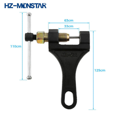 Chain Breaker Tool For 420 428 520 525 528 530 Chains Built For Dirt Bikes ATVs Quads Go Karts Scooters Motorcycles And Bicycles