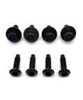 Badass Heavy Duty Replacement Kit For Jeep Wrangler Jk Hood Hinge Torx Bolts And Screws With Captive Washers showing black torx bolts and screws.