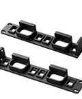 Heavy Duty Rack Mount Bracket Kit Designed For JetKVM Modules Fits Standard 19 Inch Server Racks dual layout black steel construction
