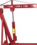 Heavy Duty 2 Ton Hydraulic Engine Hoist Folding Shop Cherry Picker Crane 4000lb Motor Lift red steel frame with hydraulic ram