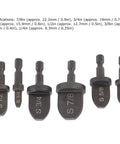 Heavy Duty Copper Flaring Tool Kit For Swagging Air Conditioner Lineset Expansion Ex Handle Pipe Expander For Soft Metal Tubes With High Strength Bearing Steel Construction For Durable And Long Lasting Use with six steel cones in various sizes.