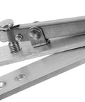 Close-up of Heavy Duty Stainless Steel Pivot Door Hinges For Cabinets And Windows, 180-Degree Opening, Concealed Top And Bottom Mount