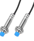Inductive Proximity Sensor Switch Normally Open NO NPN 4mm Detection Distance DC 6-36V LJ12A3-4-Z/BX 3.9ft Cable Length 2 Pack