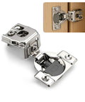 Heavy Duty 10 Pack Soft Close Cabinet Hinges 1 1/4 Inch Overlay Concealed Door Hardware For Kitchen Cabinets showing hinge mechanism.