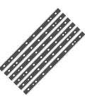 Badass 6pcs HSS Planer Blades Jointer Knives Real Heavy Duty Woodworking Machine Replacement Cutters with sharp edges.
