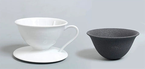 Prime Pick Japanese Ceramic Coffee Dripper With Reusable Filter And Ultra Fine Pores And Eco Friendly Hand Pour Setup for smooth brews
