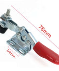 Six Piece Push Pull Toggle Clamp Set With Horizontal Quick Release Self Locking Linkage Beefy Downward Pressure