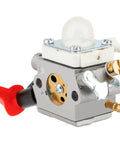 Front view of Stihl And Zama Compatible Carburetor Kit For FS56RC Series Trimmers, metal throttle cable visible