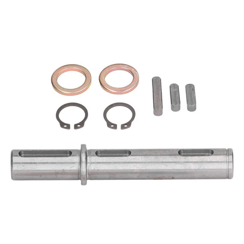 Alloy Steel Output Shaft Adapter For 18mm Diameter Single Shaft With 7 Accessories For NMRV040 Nema 34 Stepper Motor, shown with accessories