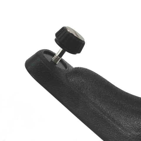 Heavy Duty Black Thumb Screws For Motorola Apx Earpieces And Shoulder Mic Radios Solid Metal lock thumb screw on a mic base