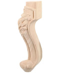 4 Pieces Carved European Style Solid Rubber Wood Furniture Legs For Couch Table Cabinet And Chair Replacement Easy Install
