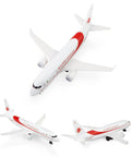 Algerie 1/400 Plastic Airplane Model For Collectors And Display, showing detailed top and side views of the dope diecast replica.