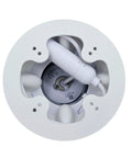 Junction Box Extension Tube For Turret Cameras G5 G6 AI White 1.5 Inch Pro Grade Weatherproof Mounting Sleeve That Hides Pigtail And Connector Adds Extra Height For Flexible Outdoor Surveillance Five Height Options showing internal cable management