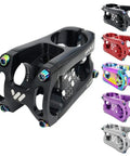 Shorty 50mm 31.8mm mountain bike stem for one and one eighth inch steerer tube zero degree rise lightweight CNC machined Al6061