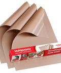 Bangin Nonstick PTFE Baking Sheets Set For Oven And Air Fryer, Reusable Heat Resistant Liners