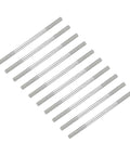 Double Ended Stud Screws M5 100mm Length, 10 Pack, 304 Stainless Steel Dual Threaded Rod Bolts for home repair, side view