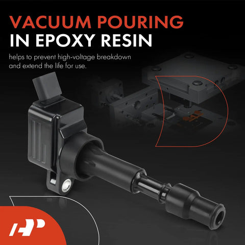Drop In Ignition Coil For Hyundai And Kia 2.0L Four Cylinder Cars Like Elantra, Sonata, Veloster, Forte, Kona Direct Fit Reliable