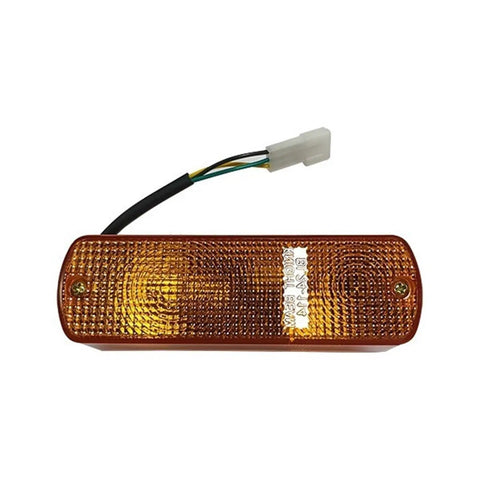 Heavy Duty Forklift Turn Signal Assembly And Headlight Electrical Component Upgrade Kit For Reliable Night Operations And Safety Compliance In The Yard, amber light with wiring.