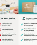 Straight Up Home Water Test Kit Checks 256 Hidden Contaminants Like Lead And Bad Bacteria for water quality analysis.