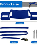 2 Pack Propane Tank Holder And Wall Mount Bracket With Secure Ratchet Strap Design dimensions detail