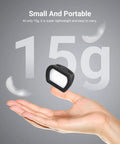 Hand holding Magnetic LED Fill Light For DJI Osmo Pocket 3 Gimbal, Compact 1.3W Rechargeable Mini Light, highlighting portability