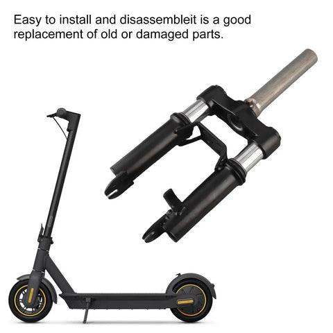Front Suspension Fork For Electric Scooter With Shock Absorption Aluminum Alloy Construction Lightweight Easy Install Replacement Part Designed For Quick Install And Smooth Ride On Most Electric Scooters.