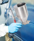 Heavy Duty Pneumatic Cement Mortar Sprayer With Stainless Steel Air Hopper for textured paint application in use