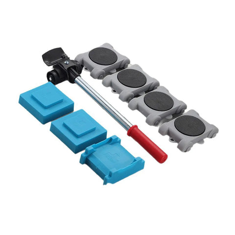 8 Pack ABS Moving Wheel Set For Quick Furniture Relocation Tool Free Assembly Anti Slip Sliders For Heavy Furniture