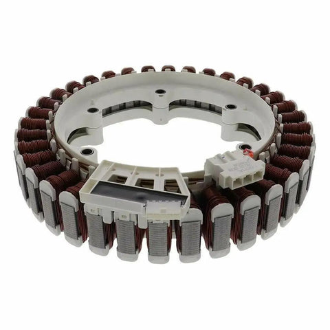 Stator Assembly Replacement 4417EA1002K for Washing Machines Direct Fit Repair Part, round motor coil with connectors