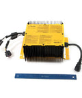 Rock Solid Oem On Board Battery Charger For Polaris Ranger Ev Refresh Slick 120 Volt Ac UTV charging system with yellow casing and wiring.