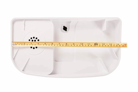 Water Saving Sink Accessory For Tiny Tanks Under Fifteen Point Twenty Five Inches And Quick 5 Minute Install Durable ABS