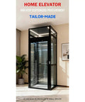 Hassle Free Residential Home Elevator No Pit Or Machine Room For Existing Homes Super Compact design with glass cab.