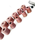 Sioux Valve Seat Pink Grinding Wheels Set 24 Pc Aluminum Oxide 80 Grit Coated Wheels For Valve Seats Stone Holder Star Drive Eleven Sixteenth Inch