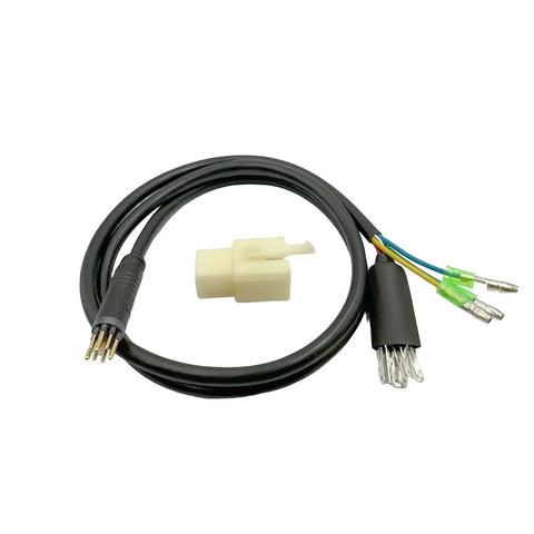 Ebike Hub Motor Connector Extension Cable 9 Pin 80cm Waterproof Male Plug And Play Hall Sensor Enabled Electric Bicycle Motor Adapter