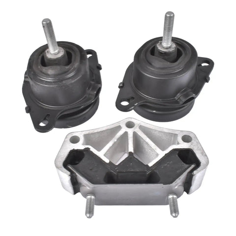 Ford Mustang Hydraulic Engine Mount Set 3 Piece OEM Replacement For 2011 2017 3 7L V6 And 2011 2022 5L V8 Powertrain Support Bracket Kit, three mounts