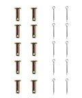Rear Caliper Foot Brake Lever Clevis Pin 6mm 0.23 Inch For Pit Pro Trail Quad Dirt Bike ATV Buggy, 10 pins and cotter pins