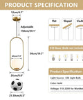 Modern One Light Globe Pendant With White Milk Glass Shade In Brushed Brass Finish For Kitchen Island specifications diagram