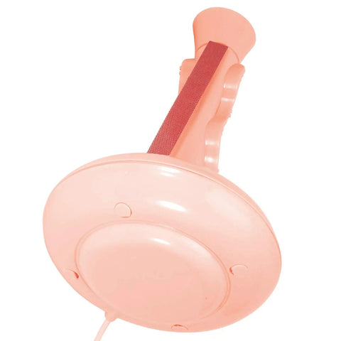 Real Talk Mini Washing Machine That Kills Your Laundry Hustle USB Powered Little Buddy for Socks, compact pink design with handle.