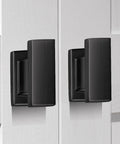10 Pack Square Matte Black Cabinet Knobs For Kitchen Cabinets And Drawers on white cabinets