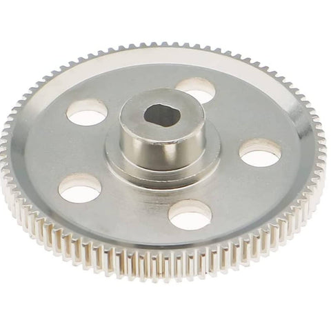 Gen7 Upgrades 45 Hardened Steel Beefy Spur Gear 87T For RC Hobby Cars Everest 10 Pro Sport Upgrades Silver Finish