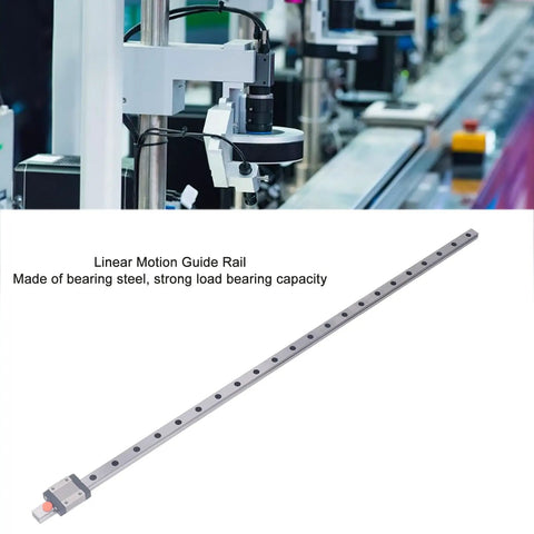 Automatic Centering Linear Guide Rail for Ceiling System 600 Mm CNC Miniature Guide Rail made of bearing steel shown in an industrial setting