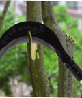 Grass Scythe With Manganese Steel Blade And Long Handle For Easy Weeding And Lawn Care cutting tree branch