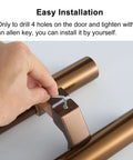 Installation of Stainless Steel Sliding Door Hardware Round Pipe Glass Pull Handle For Interior And Exterior Doors