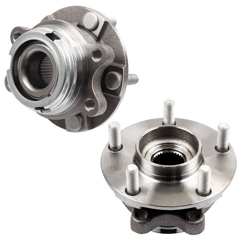 Front Wheel Hub Bearing Assembly 513296 With ABS For Infiniti JX35 2013, QX50 2019, QX60 2014 5 Lug 2 Pack Replacement