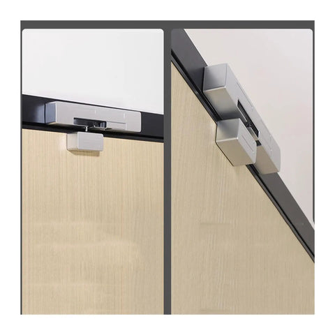 Soft Close Hydraulic Door Closer With Quiet Damping, Hidden Mounting for Invisible Fit on wooden interior door