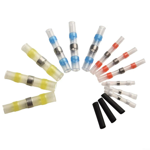 Get This 300 Piece Solder Seal Wire Connector Kit With Heat Shrink Tubing For Quick Auto Marine And Home Wiring Repairs Featuring Waterproof Sealing And Dustproof Protection To Save You Time And Money On Stable Connections. Assorted solder seal connectors