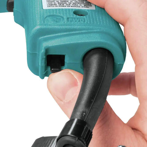 Close-up of power cord and grip on Heavy Duty Half Inch Corded Drill With 6.5 Amp Motor And Variable Speed 0 To 550 RPM Built For Continuous Drilling